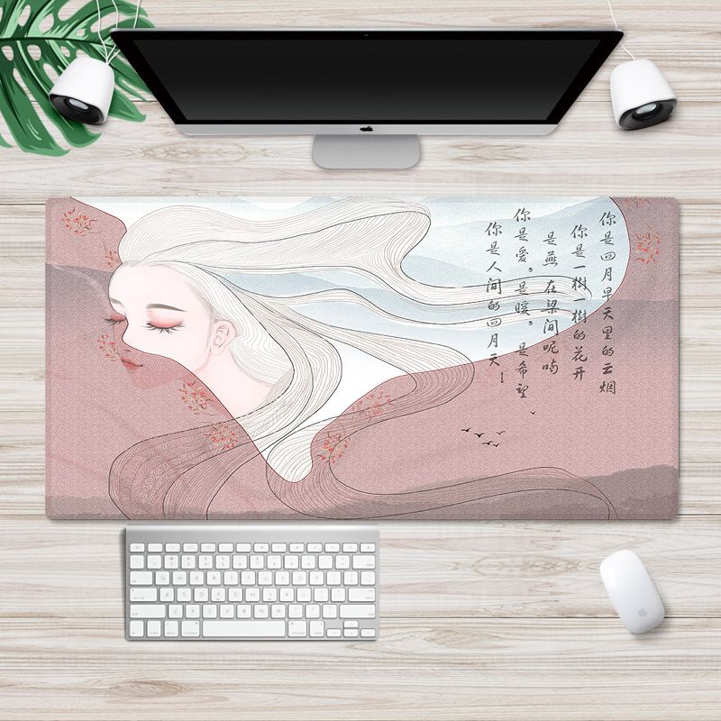 Cross border special for Nordic ins super large mouse pad wrist pad customized advertising gifts mouse pad Game Internet bar 