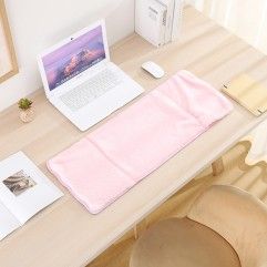 Plush mouse pad Plush warm desk keyboard pad lapto...