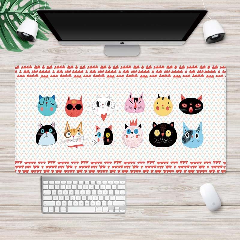 Advertising mouse pad customized antiskid cartoon keyboard pad customized computer game logo 