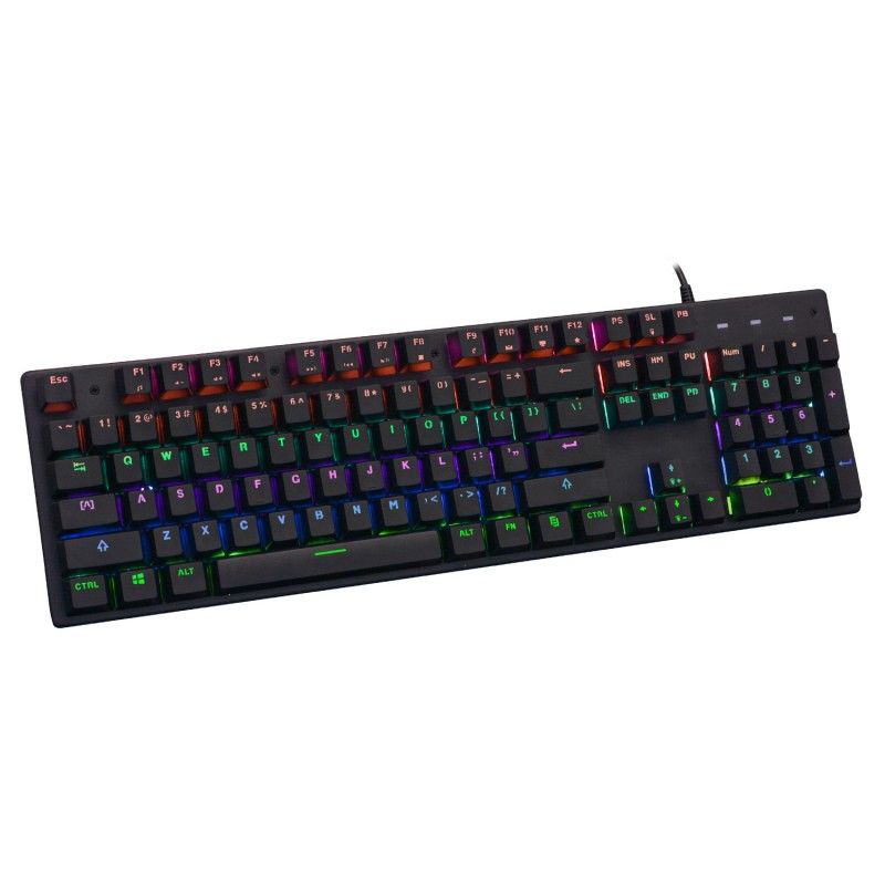 Mechanical keyboard game light-emitting two-color injection 19 key non punching axis mechanical keyboard 