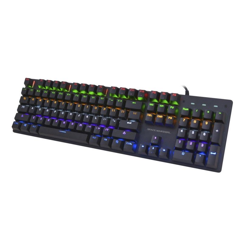 Mechanical keyboard game light-emitting two-color injection 19 key non punching axis mechanical keyboard 