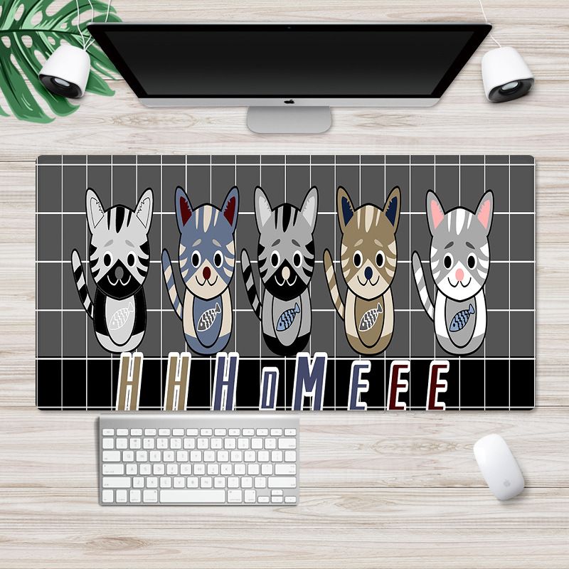 Ins Nordic style personalized mouse pad customized advertising gift mouse pad Game Internet bar large mouse pad 