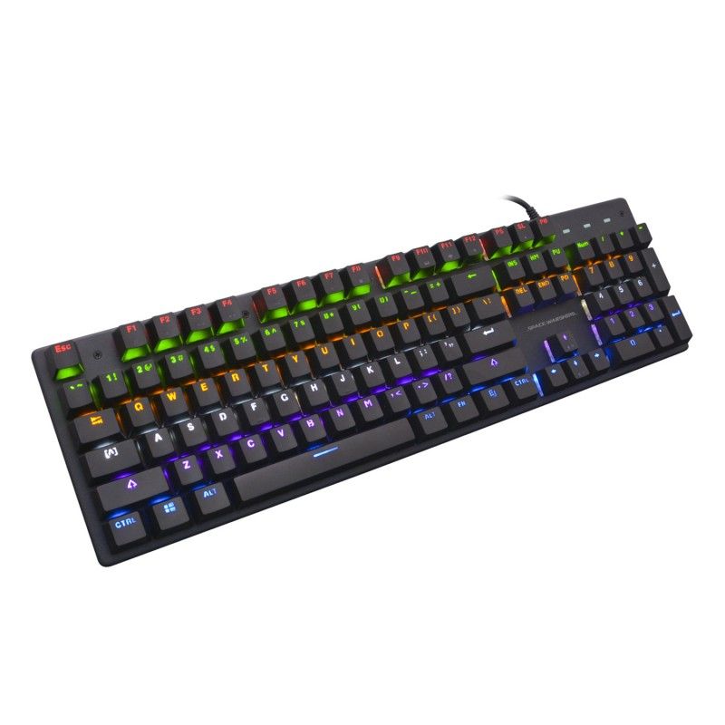 Mechanical keyboard game light-emitting two-color injection 19 key non punching axis mechanical keyboard 