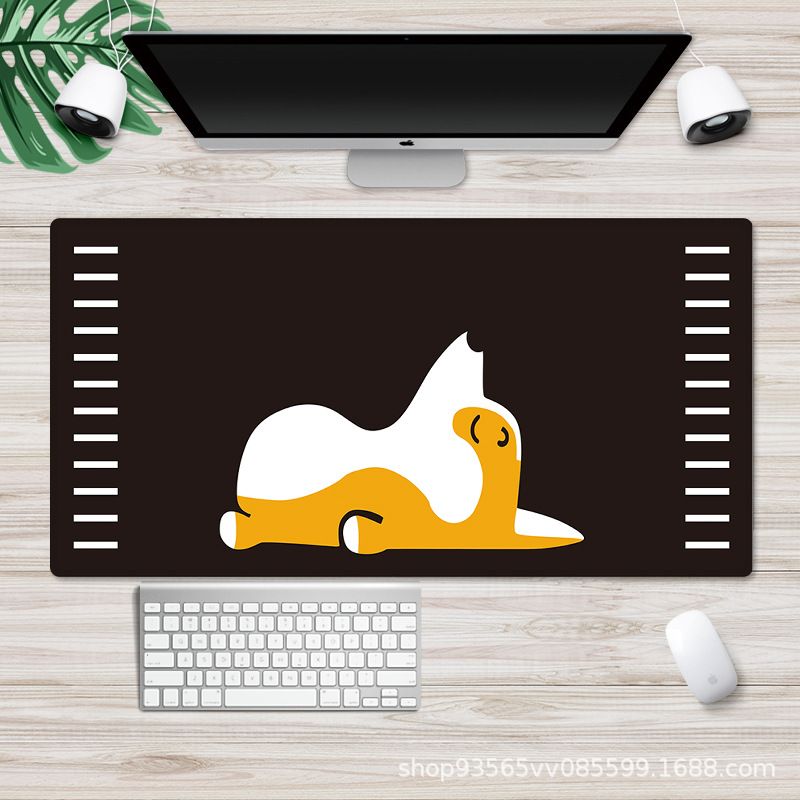 Inside Nordic wind mouse pad large lock edge cartoon game mouse pad can be customized computer desk mat 