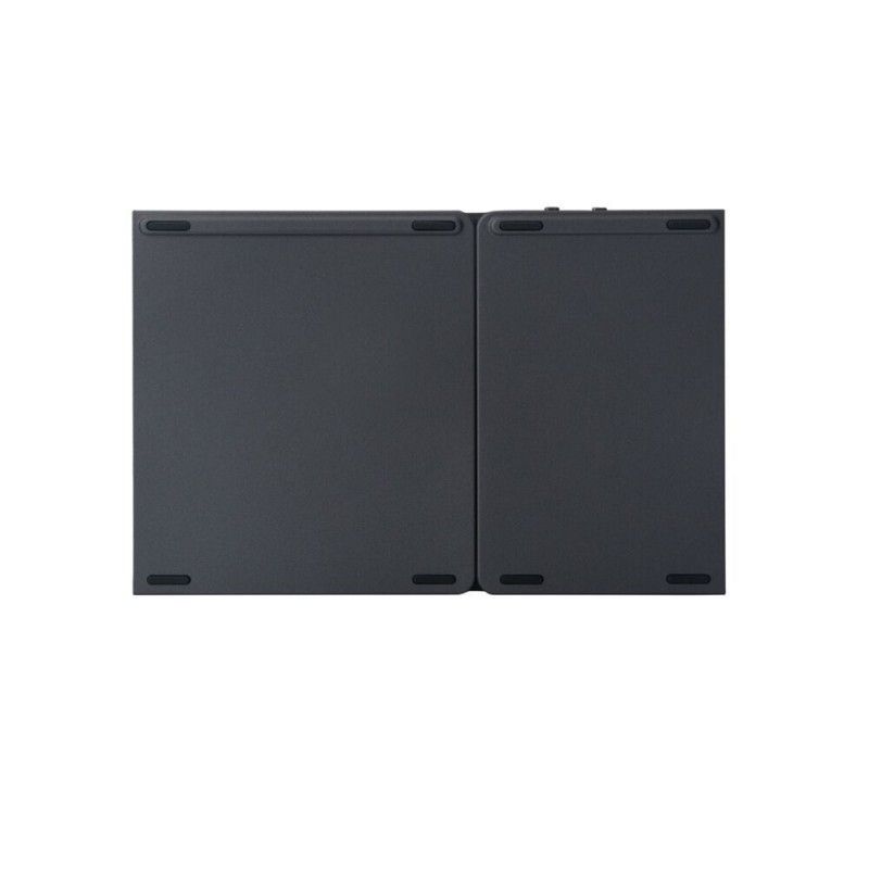 Folding keyboard mobile phone flat folding Bluetooth keyboard ultra thin three fold folding touch keyboard three system common 