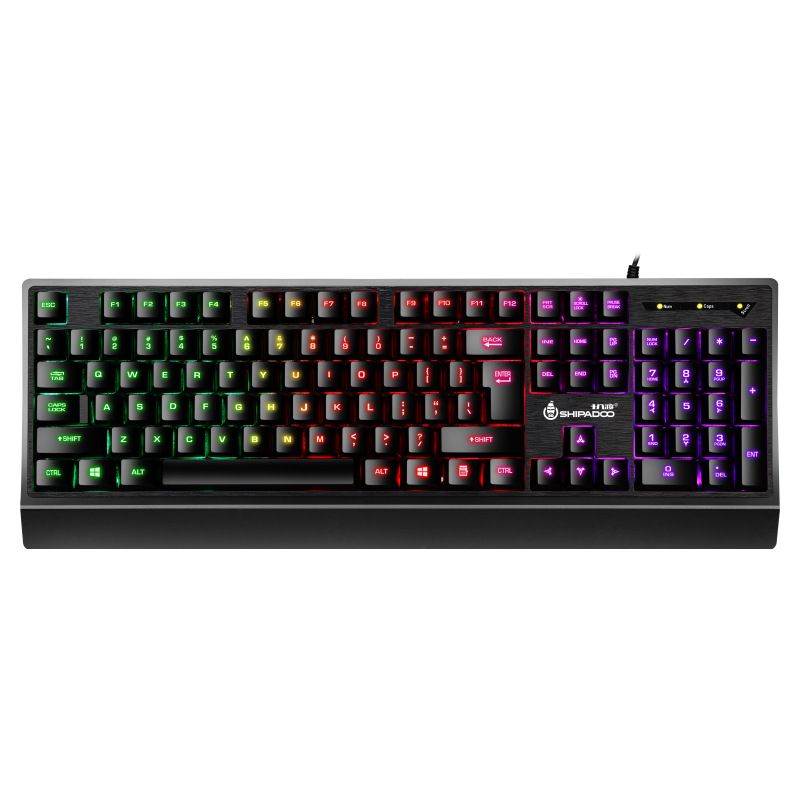 Mechanical feel game keyboard and mouse set business office home computer USB mute keyboard and mouse factory wholesale 