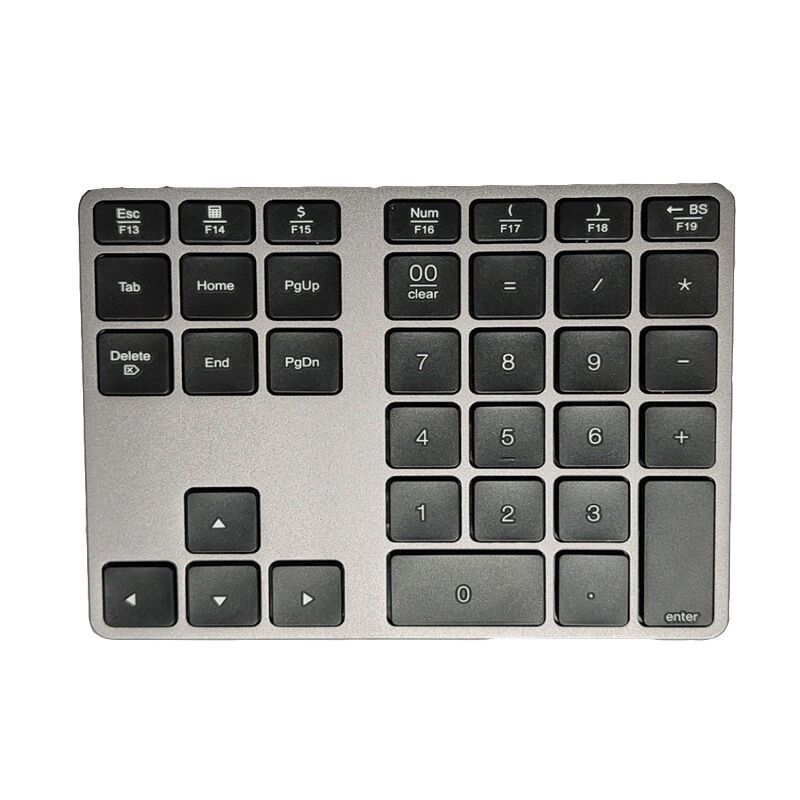 Digital keyboard 35 keys aluminum alloy Rechargeable Wireless Bluetooth keyboard ultra thin external universal digital keyboard 
