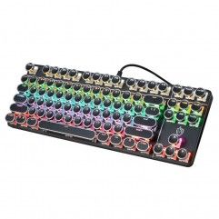 917 word punk mechanical keyboard 87 key game offi...