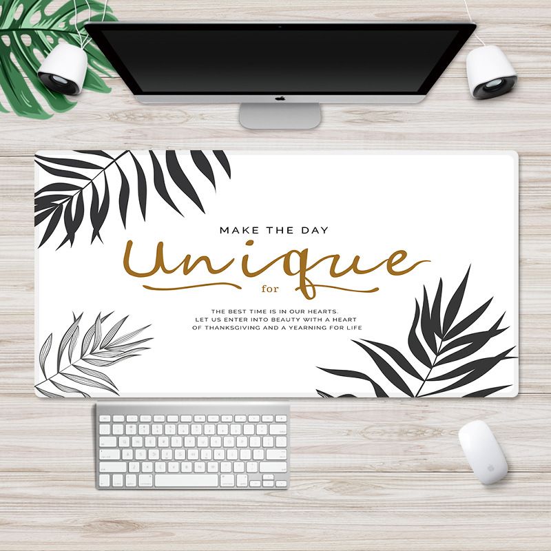 Ins Nordic style personalized mouse pad customized advertising gift mouse pad Game Internet bar large mouse pad 