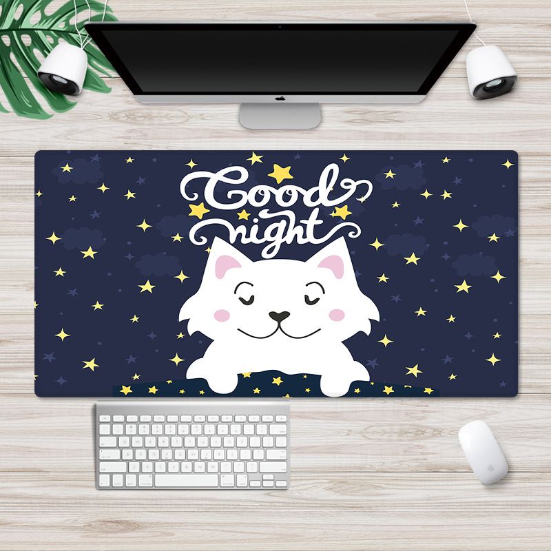 Nordic ins super large mouse pad new cartoon wrist pad customized advertising gift mouse pad Game Internet bar 