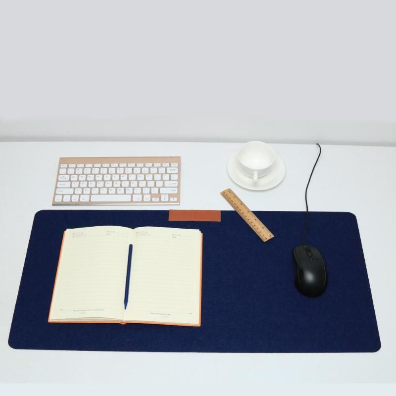 Large desk mat felt laptop game keyboard mat anti slip customized advertising mouse pad 