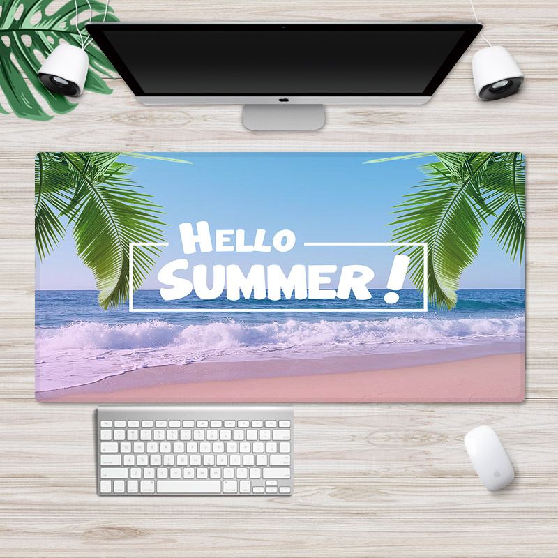 Inside Nordic wind mouse pad large lock edge cartoon game mouse pad can be customized computer desk mat 