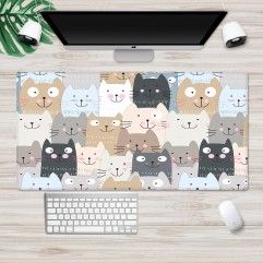 Nordic ins super large 3D mouse pad cute cat wrist...
