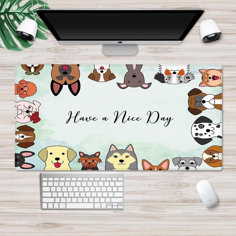 Advertising mouse pad customized antiskid cartoon keyboard pad customized computer game logo 