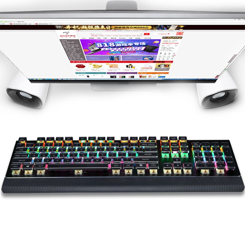 935 removable metal mechanical keyboard electroplating keycap game Office 