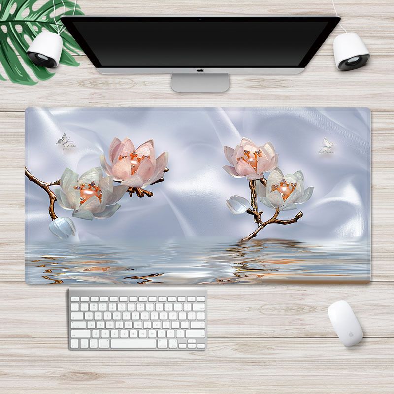 Inside Nordic wind mouse pad large lock edge cartoon game mouse pad can be customized computer desk mat 