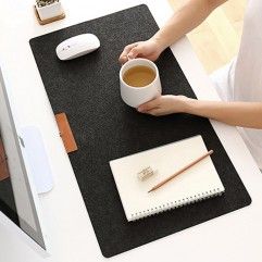 Large desk mat felt laptop game keyboard mat anti ...