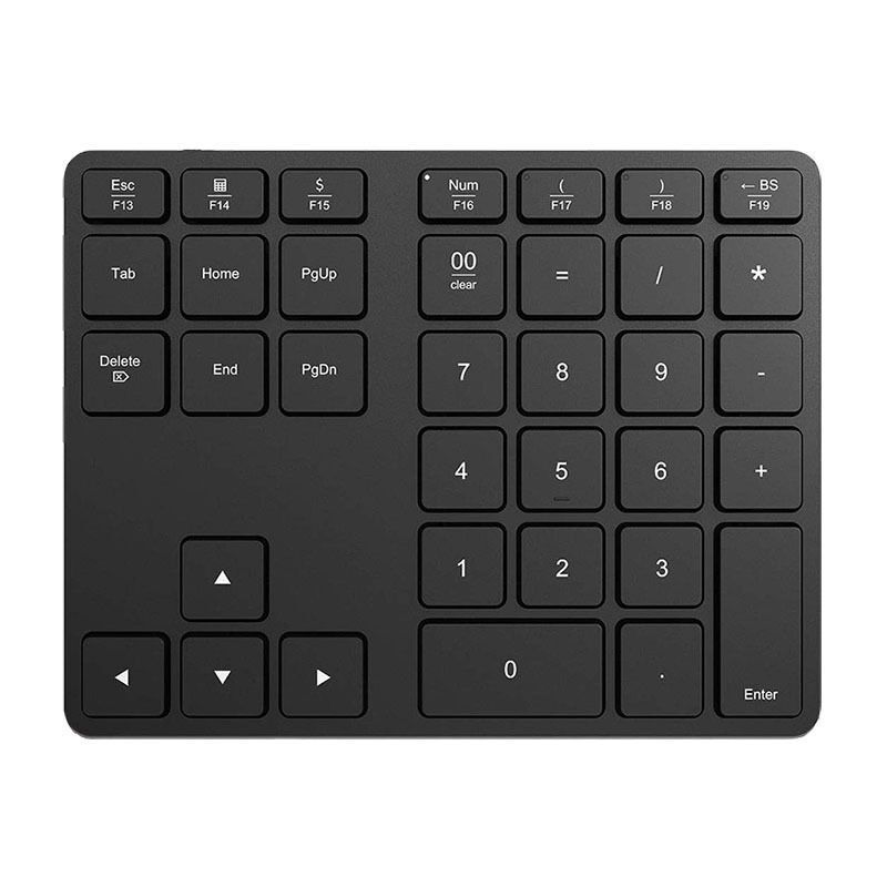 Digital keyboard 35 keys aluminum alloy Rechargeable Wireless Bluetooth keyboard ultra thin external universal digital keyboard 