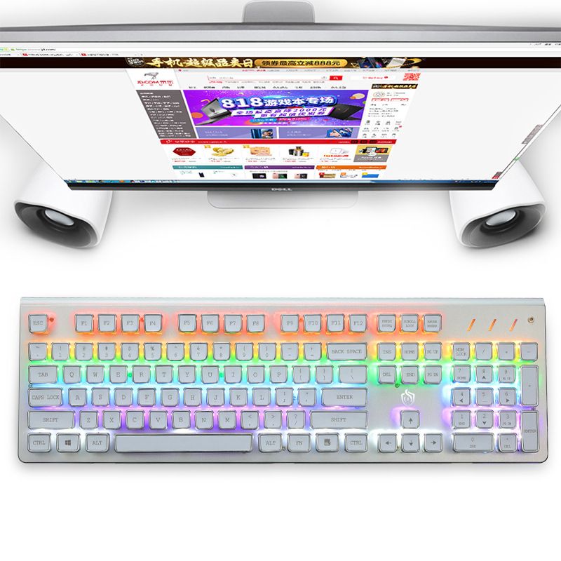 935 removable metal mechanical keyboard electroplating keycap game Office 