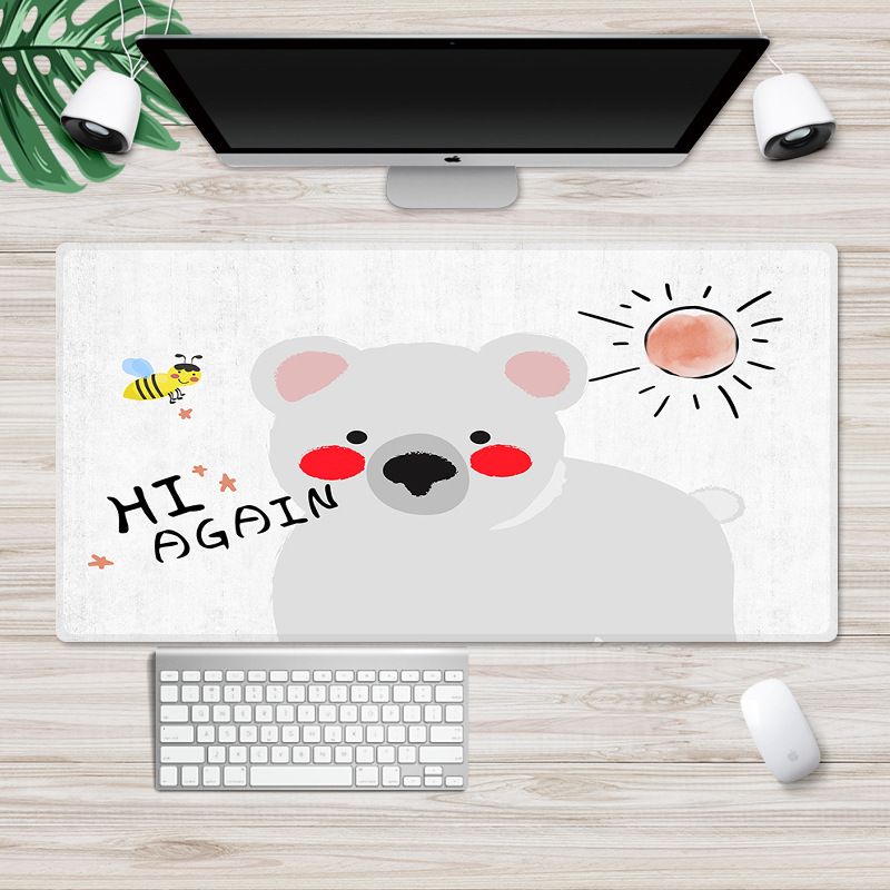 New customized cartoon mouse pad large Internet cafe computer table mat anti skid game mouse pad factory direct sales