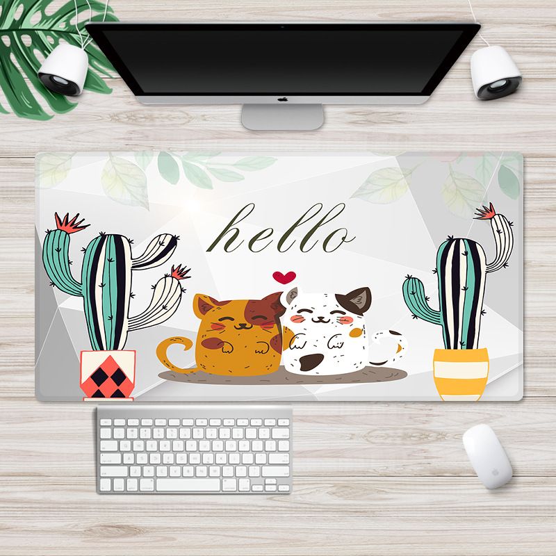 Nordic ins super large mouse pad new cartoon wrist pad customized advertising gift mouse pad Game Internet bar 