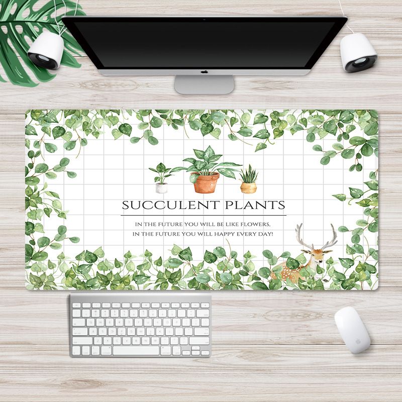 Large locking cartoon game mouse pad can be customized for computer office thickened non slip table pad 