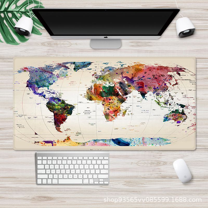 Mouse pad to map customized advertising mouse pad logo table pad game mouse pad manufacturer customized white embryo 