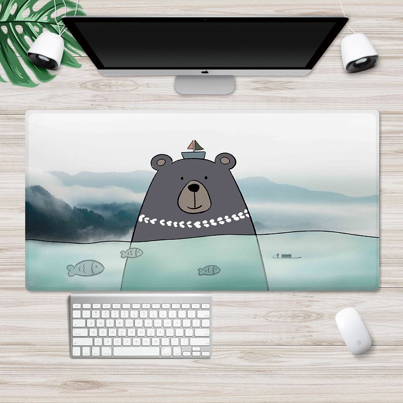 Nordic ins super large mouse pad new cartoon wrist pad customized advertising gift mouse pad Game Internet bar 