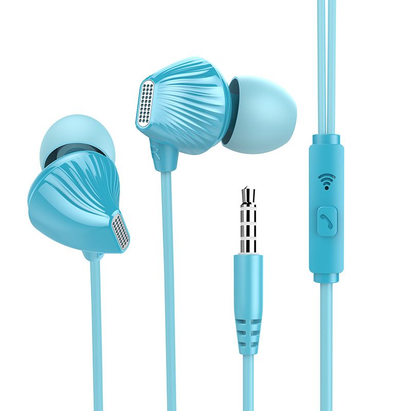 Manufacturer direct selling in ear wired 3.5mm earphone Huawei Android MP3 music custom multicolor small earphone 