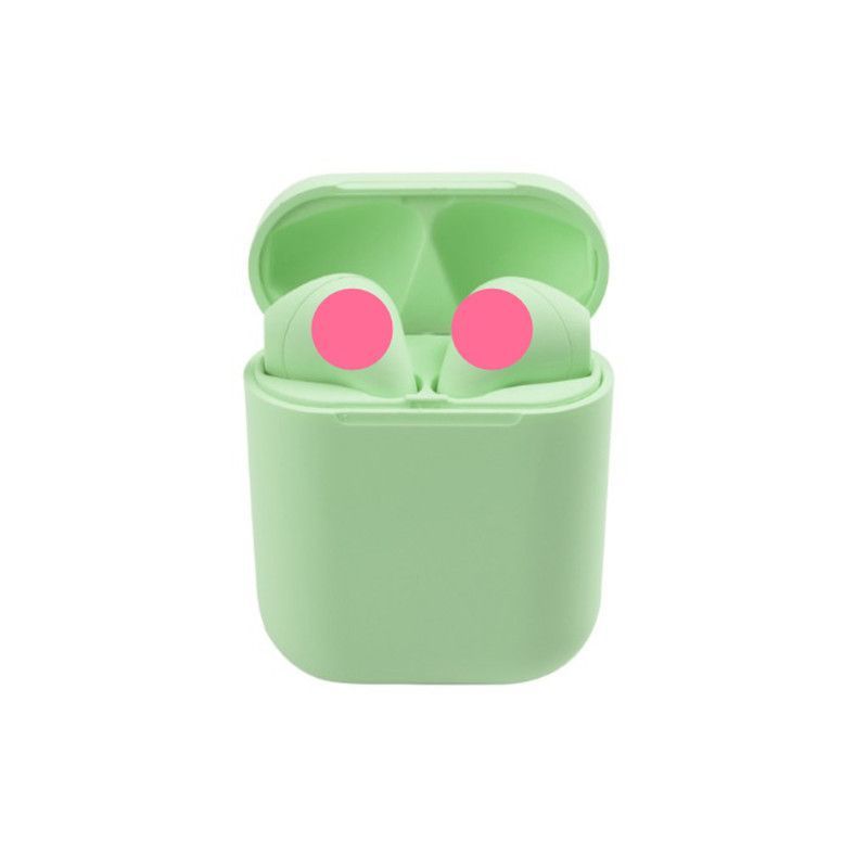 Bluetooth headset metal oil colorful wireless mini sports cross border i12tws 