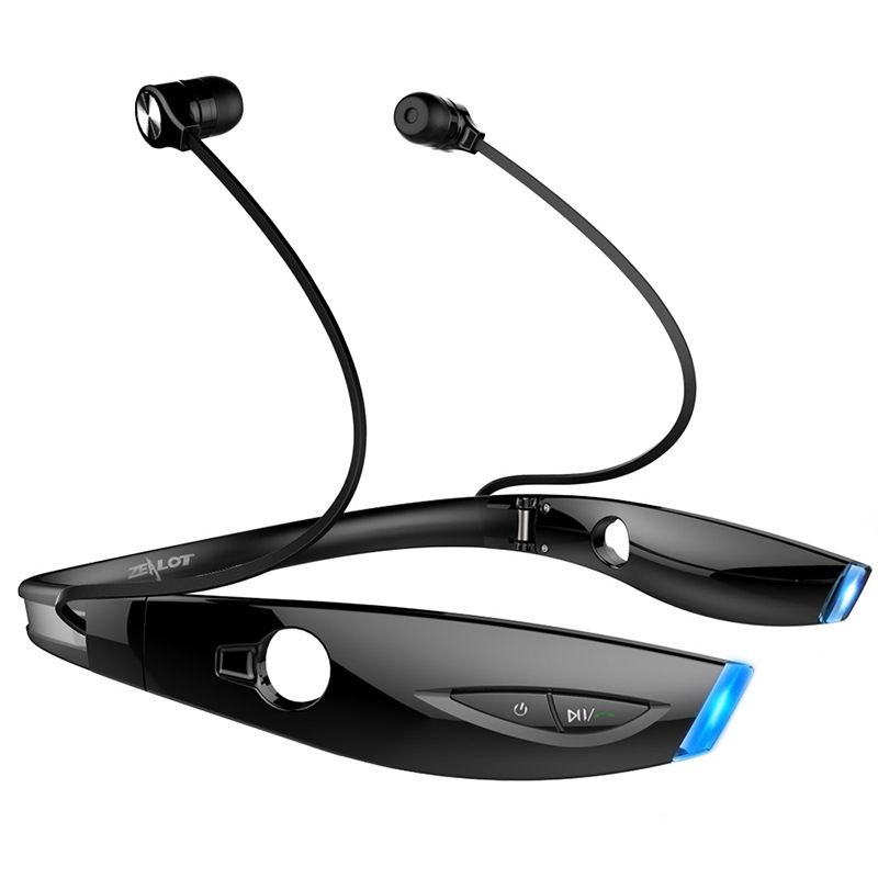 H1 wireless sports stereo headset anti sweat folding sports outdoor Bluetooth headset 