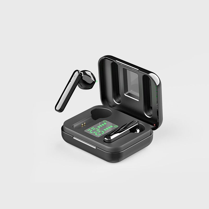 L12 Bluetooth headset TWS binaural with charging chamber digital display with touch 