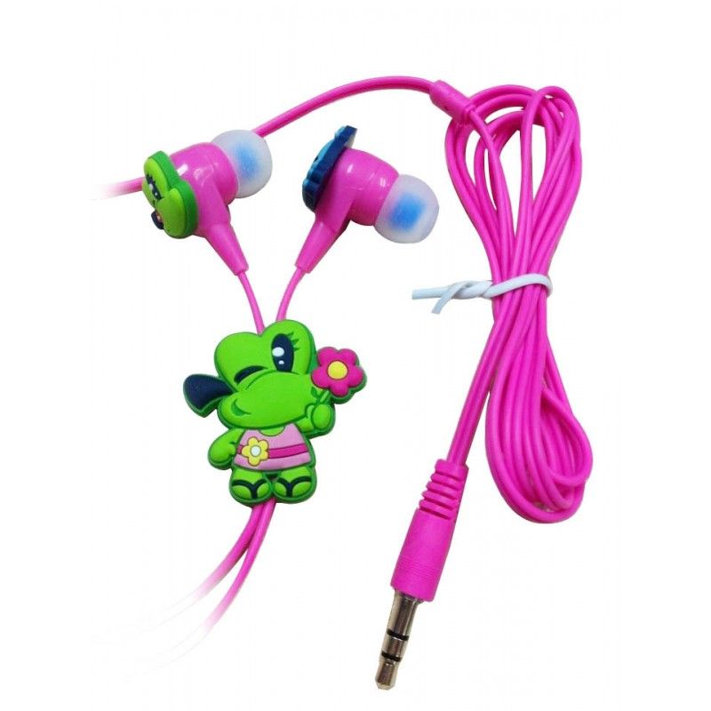 Shenzhen earphone manufacturers produce small earphone cartoon PVC silicone earphone 