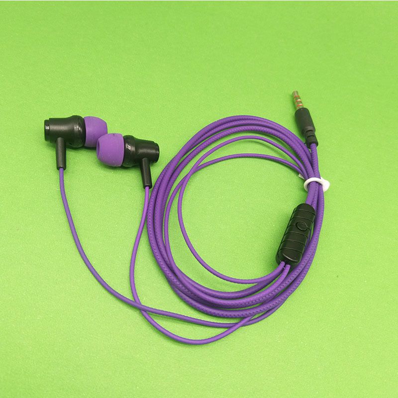 Popular color crystal line mobile phone headset subwoofer MP3 headset, pure 6U speaker 