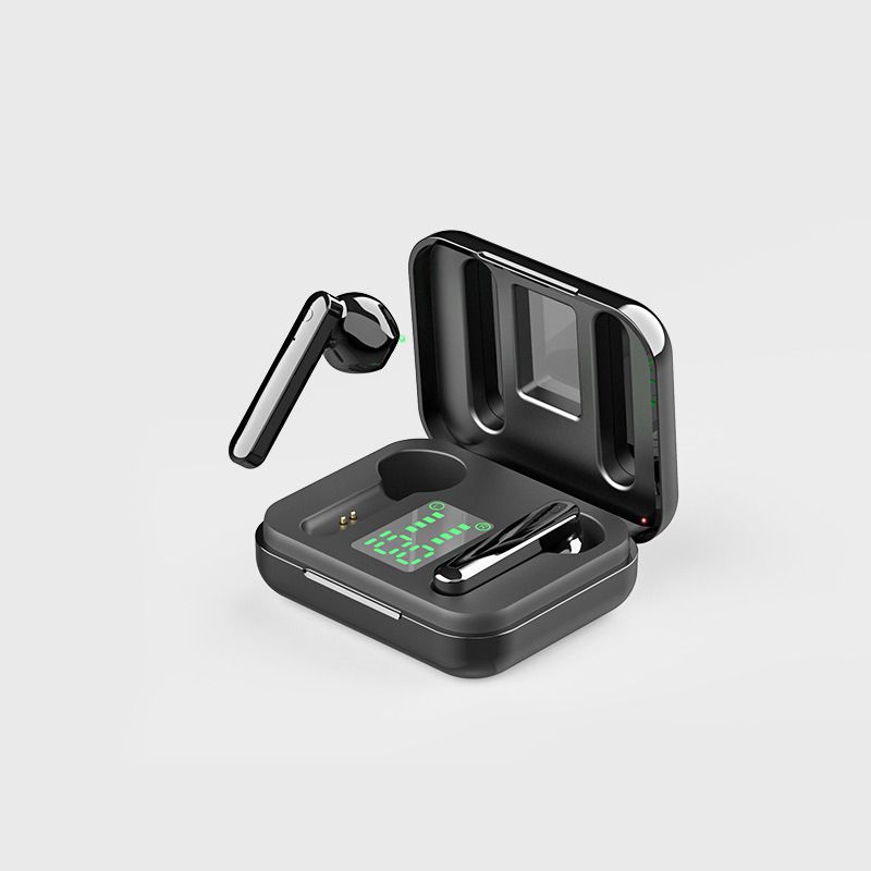 L12 Bluetooth headset TWS binaural with charging chamber digital display with touch 