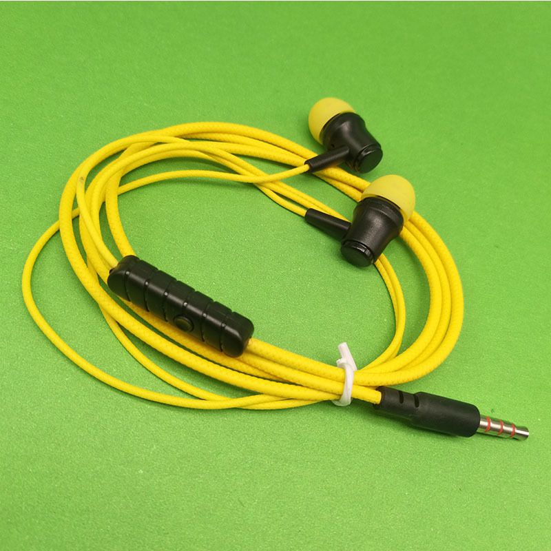 Popular color crystal line mobile phone headset subwoofer MP3 headset, pure 6U speaker 