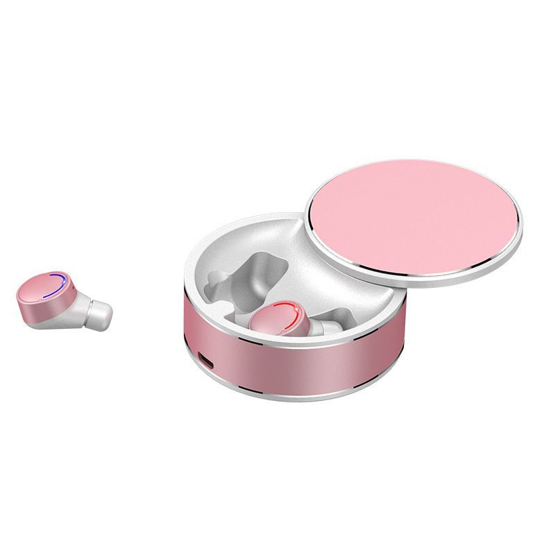 Tws-28 Bluetooth headset me8 opposite ear aluminum alloy charging chamber rotatable stereo true wireless version 5.0 