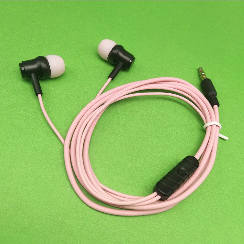 Popular color crystal line mobile phone headset subwoofer MP3 headset, pure 6U speaker 