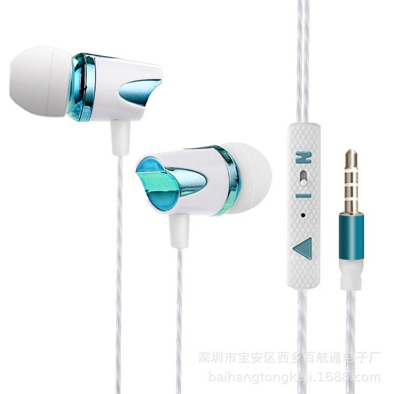 Wholesale popular subwoofer earphone, Android universal earphone belt, wireless earphone cable 