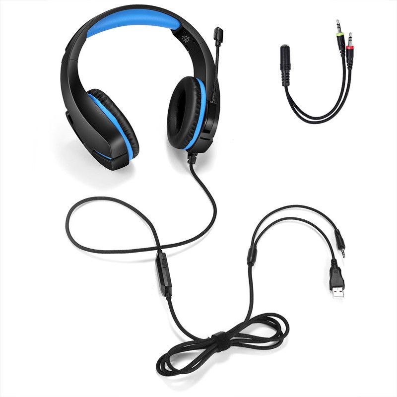 Cross border popular J10 wired headset computer game headset 