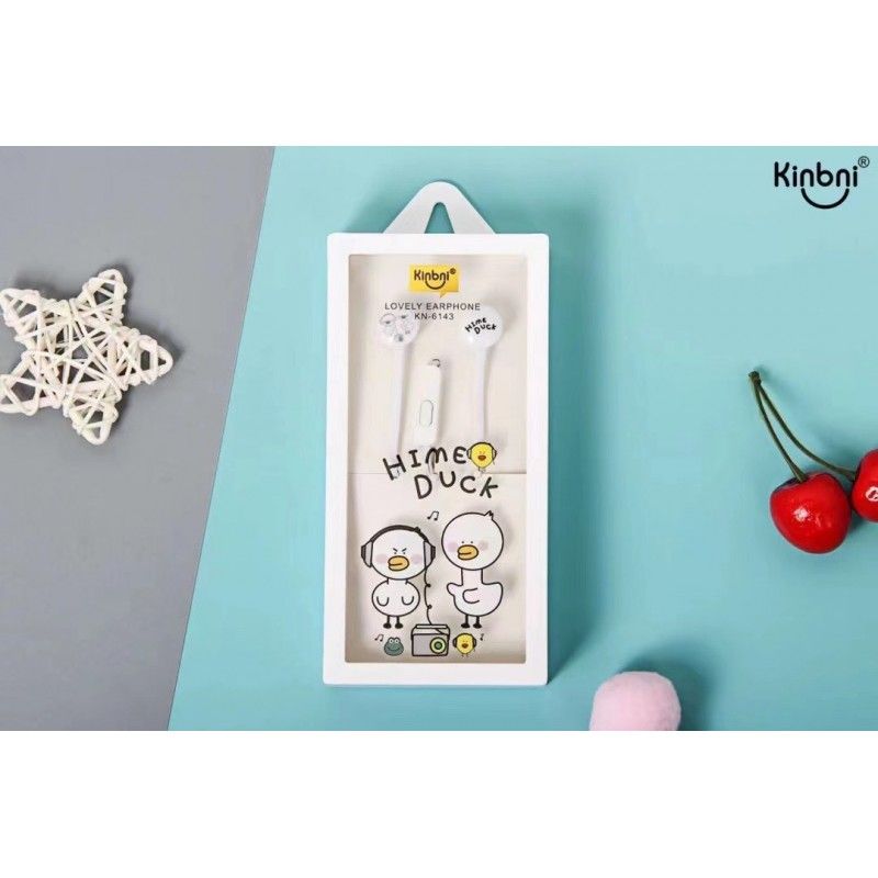 New kn-6143 duckling music headset 3.5mm mobile phone universal cable student headset wholesale 