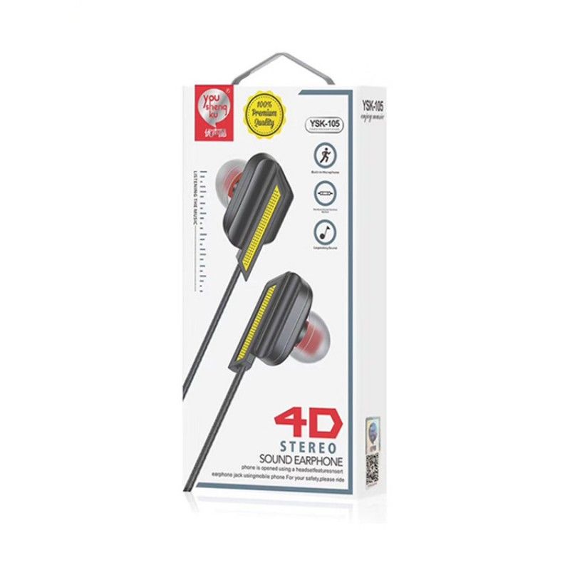 New ysk-105 wire in ear game headset cool solid color high quality student game headset wholesale 