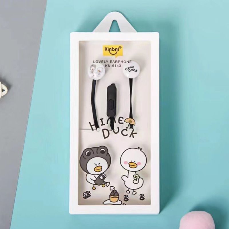 New kn-6143 duckling music headset 3.5mm mobile phone universal cable student headset wholesale 