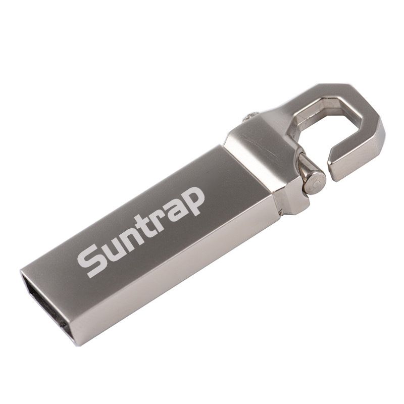 Keychain metal U disk customized security encryption logo can be printed wholesale metal U disk 