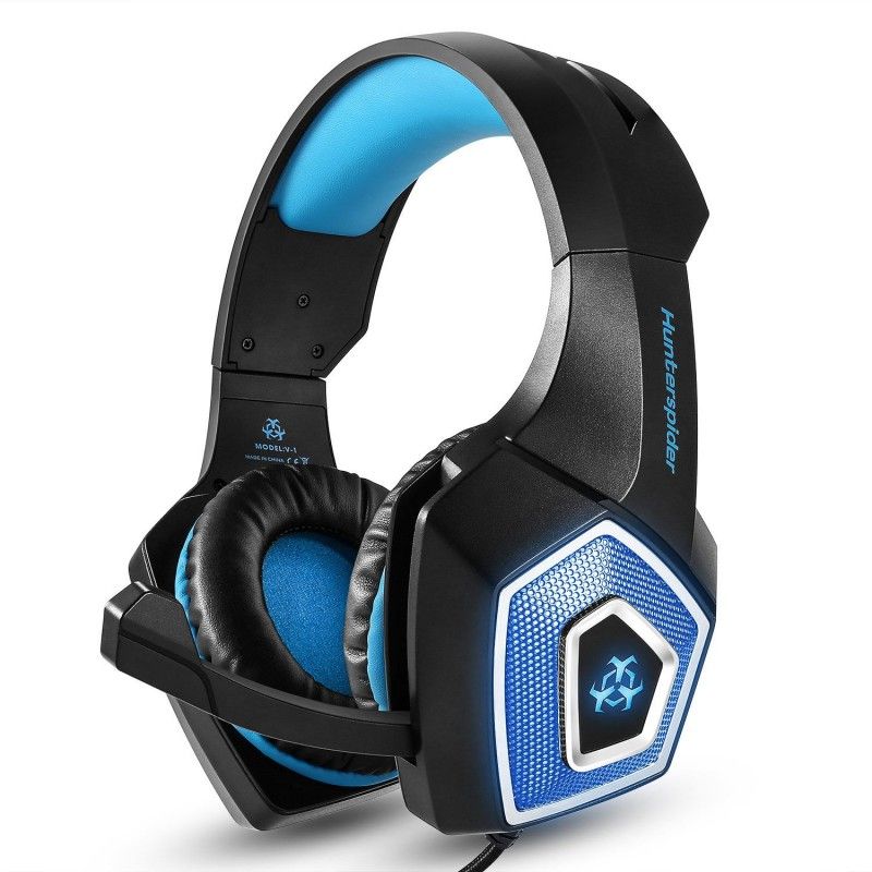 Cross border popular game headset manufacturers wholesale RGB colorful computer PS4 mobile phone headset 