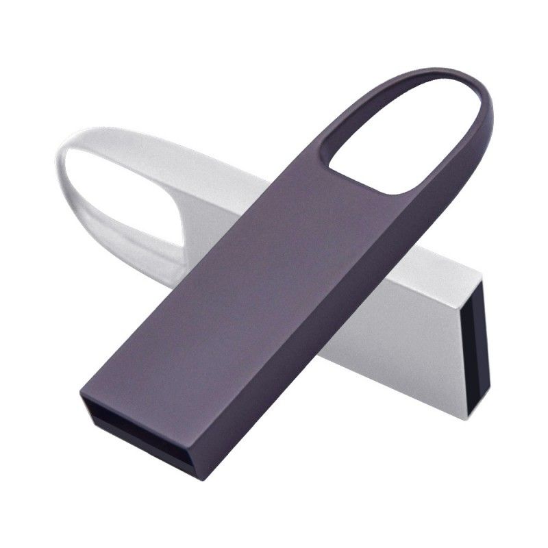 Mini metal arc U-disk custom Keychain metal U-disk logo laser engraving U-disk 