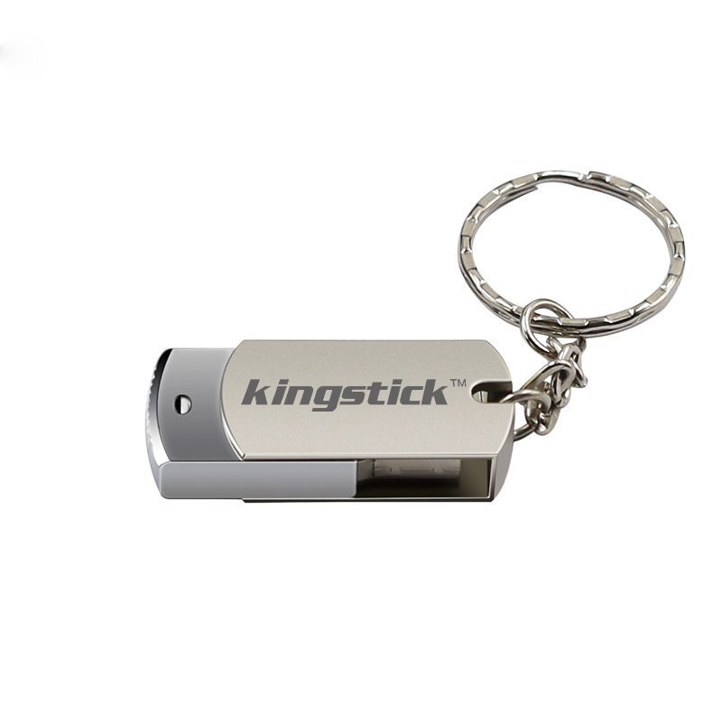Metal rotary U-disk 2019 new portable fashion metal rotary customizable wholesale U-disk 
