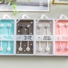 Kiki-292 cable cartoon earphone high quality stere...
