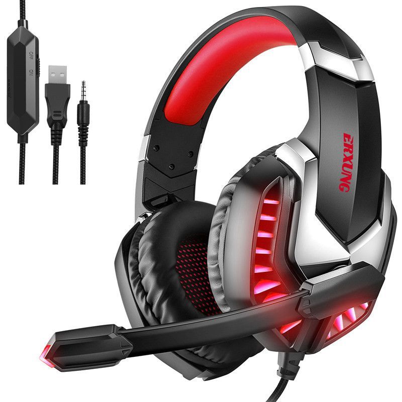 Factory's new cross border products: headset, cable, game, PS4 headset, laptop, light-emitting headset 