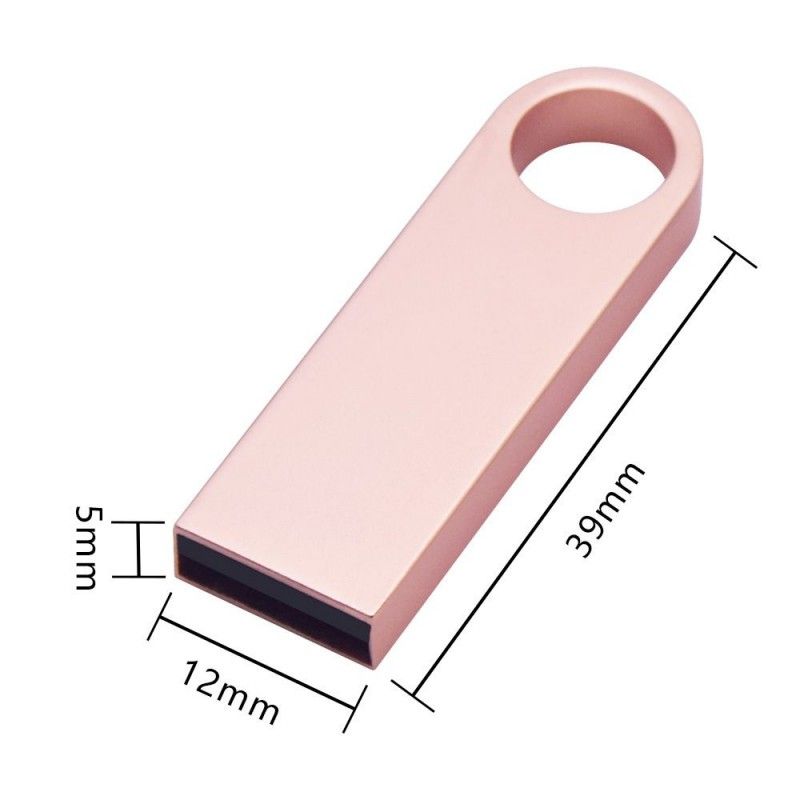 Mini Metal U-disk custom Keychain metal U-disk logo laser engraving U-disk 